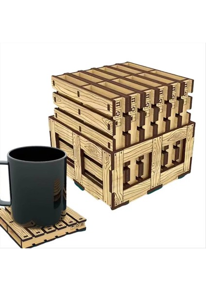 Içecekler Için Ahşap Bardak Altlıkları Kahve Bardak Altlıkları Ahşap Bardak Altlıkları Dekoratif Bardak Bardak Altlık (Yurt Dışından) modelleri