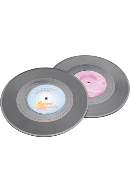 12 Adet / Set Eğirme Retro Vinil Disk Içecek Bardak Altlıkları (Yurt Dışından) fiyatları