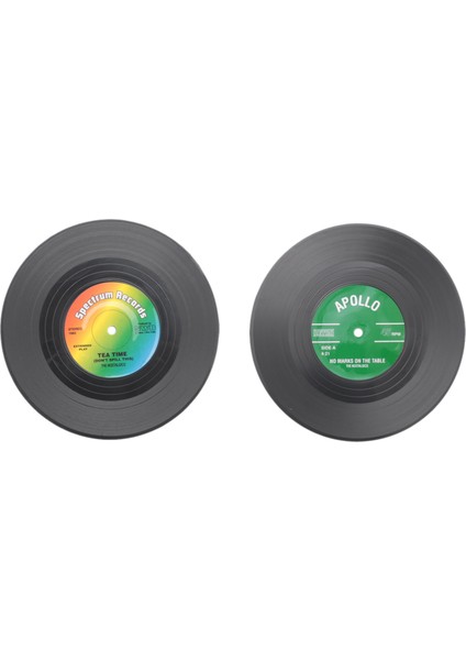 12 Adet / Set Eğirme Retro Vinil Disk Içecek Bardak Altlıkları (Yurt Dışından) indirimleri