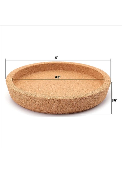 32 Paket Cork Bardak Altlıkları 4 Inç Emici Isıya Dayanıklı Yuvarlak Bardak Altlıkları Ofis Veya Evde Çoğu Tür Kupa Için (Yurt Dışından) indirimleri