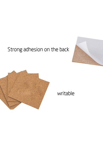 Kendinden Yapışkanlı Bardak Altlıkları Cork Paspaslar ve Diy El Sanatları Malzemeleri (120 Kare) Için Cork Destek Tabakaları (Yurt Dışından) modelleri