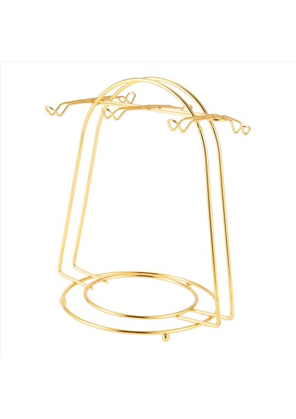 Nordic Home Mutfak Masa Masa Kahve Kupa Tutucu 6 Bardak Stand Altın Metal Bardak Tutucuları Raf Drenaj Organizatör Rafı (Yurt Dışından) modelleri