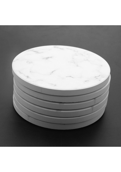 Tutucu ile Set 12 Set Kupa Mermer Tarzı Bardak Altlıkları Için Emici Bardak Altlıkları 4 Inç (Yurt Dışından) modelleri