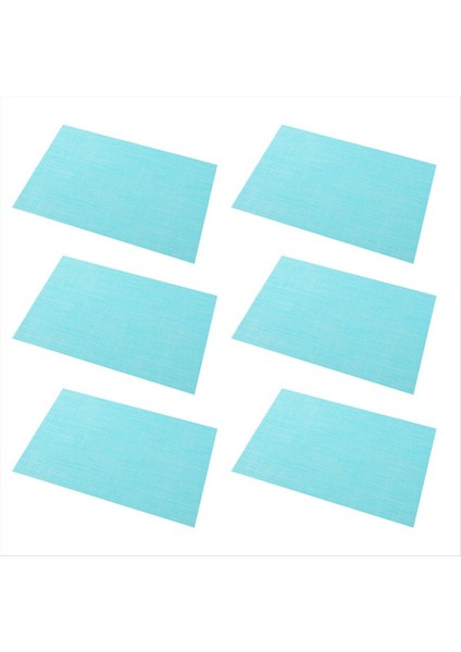 Placemats Set 6 Yıkanabilir Silinebilir Yer Paspaslar Için Mutfak Masası Isıya Dayanıklı Kayma Masası Mats-E (Yurt Dışından) indirimleri