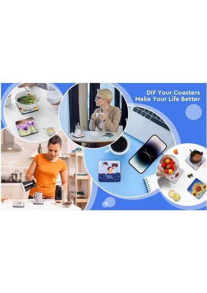 20PCS Kare Süblimasyon Boşlukları Bardak Altlıkları Termal Süblimasyon Için 3 5 x 3 5 Inç/5mm Dıy El Sanatları Boyama Isı Transferi (Yurt Dışından) fiyatları