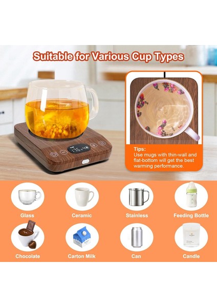 Coffee Super Isperi Otomatik Açma/kapalı Yükseltme -9 Sıcaklık Ayarı 1-9 Zamanlayıcı Ab Fişi ile Masa Için Daha Sıcak (Yurt Dışından) fiyatları