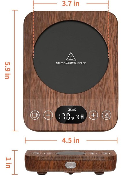 Coffee Super Isperi Otomatik Açma/kapalı Yükseltme -9 Sıcaklık Ayarı 1-9 Zamanlayıcı Ab Fişi ile Masa Için Daha Sıcak (Yurt Dışından) indirimleri