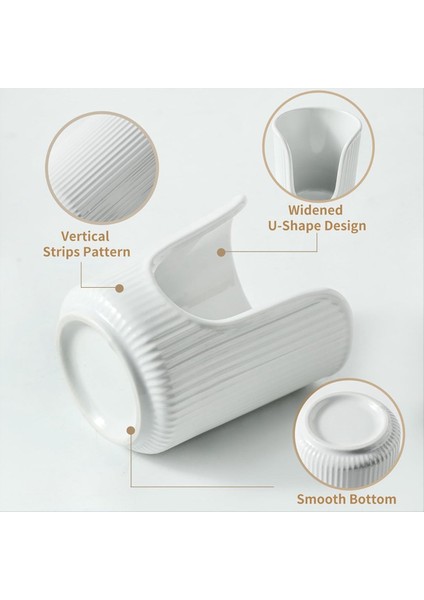 2 Adet Kağıt Fincan Tutucu Tek Kullanımlık Fincan Tutucu Masaüstü Fincan Tutucu Çok Işlevli Bardak Depolama Rafı (Yurt Dışından) fırsatları