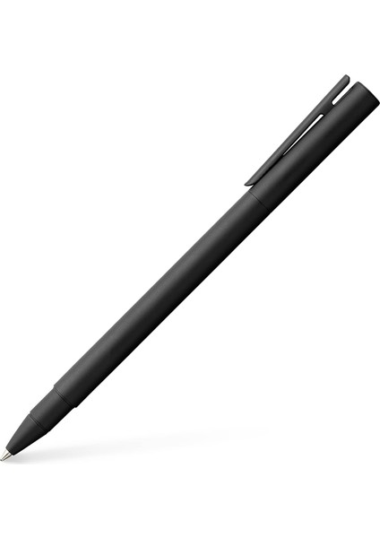 342304 - Tintenroller Neo Slim, Metall Schwarz, Schwarz