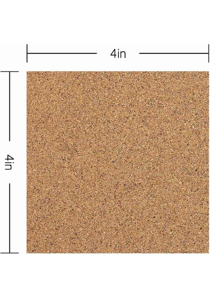 Kendinden Yapışkanlı Bardak Altlıkları Cork Paspaslar ve Diy El Sanatları Malzemeleri (80 Kare) Için Cork Destek Çarşafları (Yurt Dışından) fiyatları