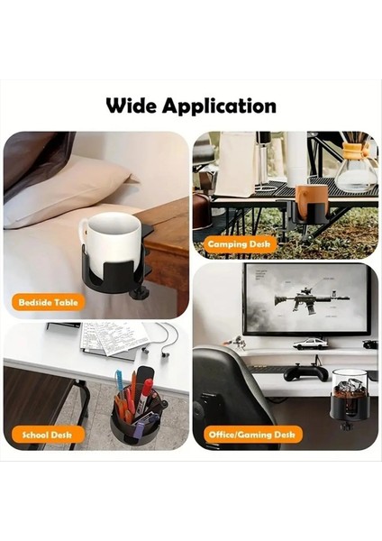 Masa Bardağı Tutucu Içecek Tutucu Kelepçe Masası Organizatör Üzerinde Güçlü Çıkarılabilir Klip (Yurt Dışından) indirimleri