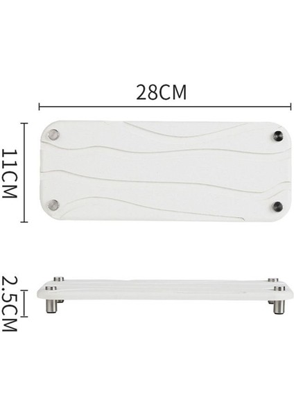 Ev Lavabo Kutusu Oluklu Paslanmaz Çelik Ayaklar Kauçuk Alt Su Emici Taş Beyaz Için Kullanılır (Yurt Dışından) fırsatları