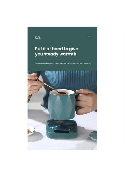 USB Elektrikli Isıtıcı Kupası Kupa Isıtıcı Kupa Isıtıcı Isıtıcı Sıcak Mat Sabit Sıcaklık Kocası Ev Ofis Si B (Yurt Dışından) fiyatları