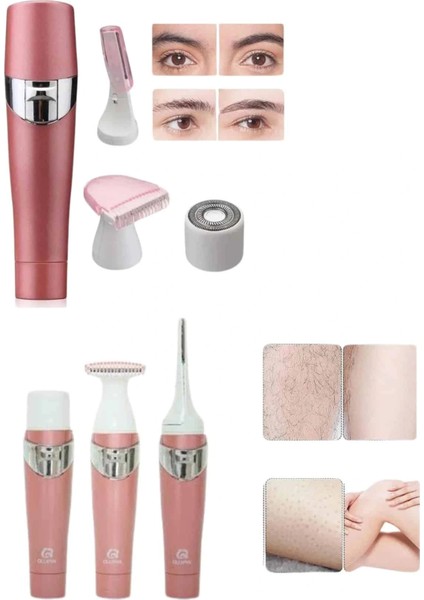 Yüz Kaş ve Tüm Vücut Epilasyon Aleti 3 Başlıklı Hassas Ciltlere Uygun Epilatör indirimleri