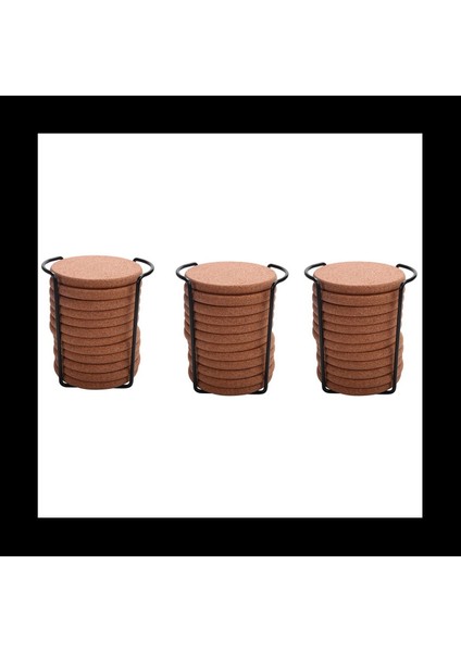 36X Cork Coasters Dudaklı Içecekler Için Emici Kalın Rustik Sak Tutucu Isı ve Suya Dayanıklı En Iyi Yeniden Kullanılabilir (Yurt Dışından) fiyatları