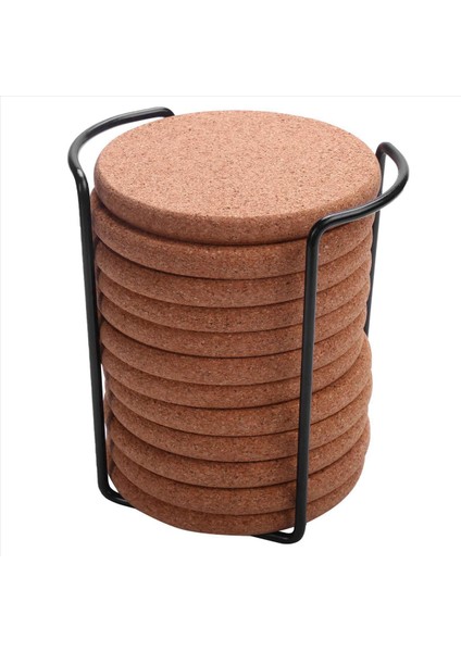 60X Içecekler Için Dudaklı Cork Coasters Emici Tutucu Isı ve Suya Dirençli Kalın Rustik Saker (Yurt Dışından) fiyatları