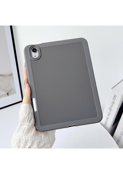 Apple iPad Air 11inç 2024 Air 4/5/6.Nesil 10.9 Kılıf Mat Esnek Silikon Arka Rubber Kapak (10.Nesil Değildir) modelleri