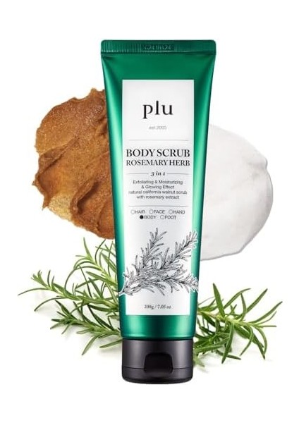 Plu Original Body Scrub Rosemary Herb 200 gr Biberiyeli Vücut Peelingi