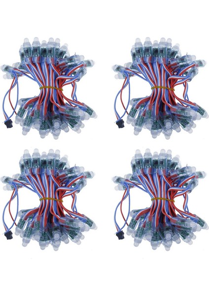 200PCS 4m/6 5 Metre DC5V WS2811 Tam Renkli LED Piksel Işık Modülü 12MM 15CM Kablolar IP68 Su Geçirmez Rgb Dijital LED Dizeleri (Yurt Dışından)