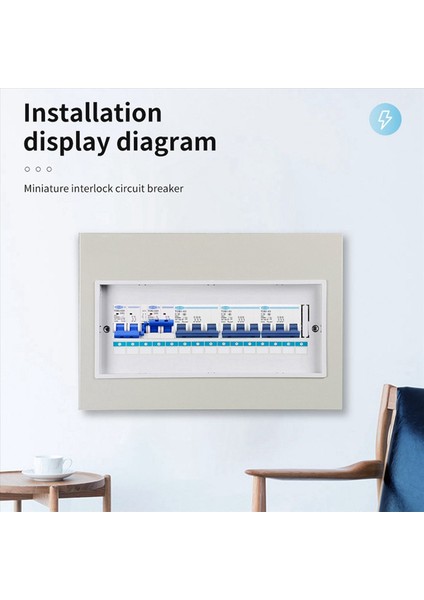2x Tomzn 2p+2p Mts Tomzn Ac Çift Güç Kılavuzu Aktarım Anahtarı Devre Kesici Mcb 50Hz/60Hz 16A (Yurt Dışından)
