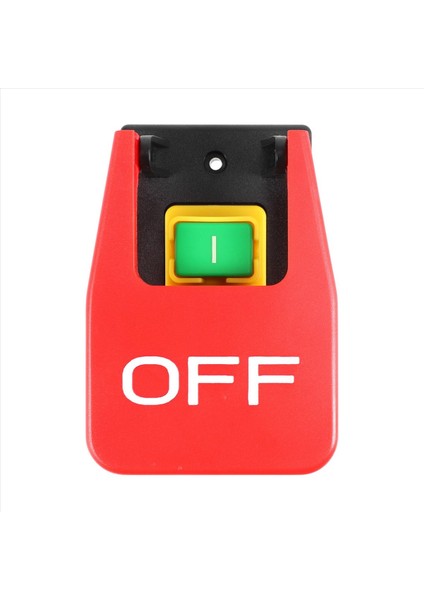 Kırmızı Kapak Acil Durum Push Düğmesi Anahtarı 16A Güç Açma/alt Voltaj Koruması Elektromanyetik Başlat Anahtarı (Yurt Dışından)