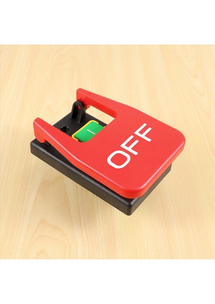 Kırmızı Kapak Acil Durum Push Düğmesi Anahtarı 16A Güç Açma/alt Voltaj Koruması Elektromanyetik Başlat Anahtarı (Yurt Dışından) indirimleri