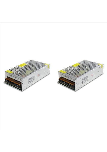 2x Dc 12V 20A 240W Güç Kaynağı Transformatör Anahtarı Ac 110V / 220V - Dc 12V 20AMP Anahtarlama Adaptör Dönüştürücü LED (20A) (Yurt Dışından)