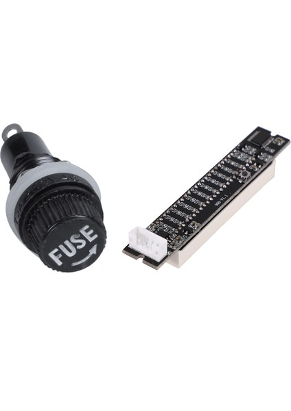 10PCS 10A Ac 250V 5mm x 20MM Panel Monte Plastik Sigorta Tutucu Soketi Mini Çift 12 Seviyeli Göstergeye (Yurt Dışından)