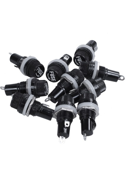 10PCS 10A Ac 250V 5mm x 20MM Panel Monte Plastik Sigorta Tutucu Soketi Mini Çift 12 Seviyeli Göstergeye (Yurt Dışından) fiyatları