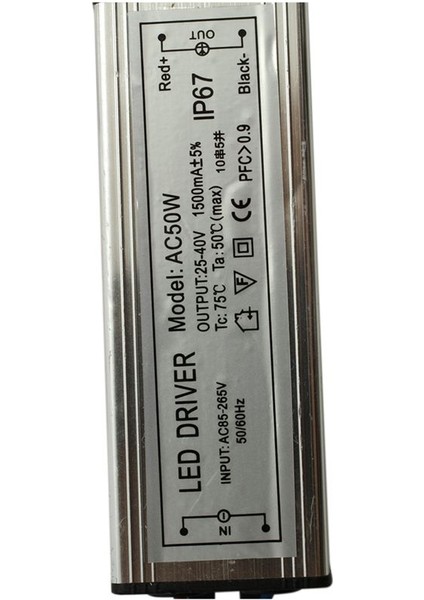 4x Transformatör Sürücü LED Lamba Transformatörleri 50W Su Geçirmez DC25-40V 1500MA (Yurt Dışından) fırsatları