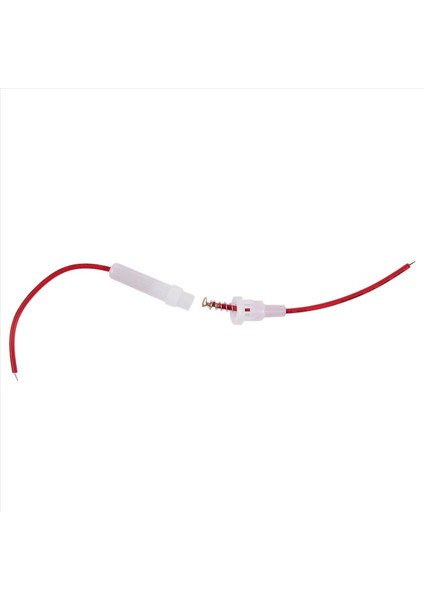 Kırmızı Tel Beyaz Vidalı Tip Kapak Içeride 6mm x 30MM Tüp Sigortalı Tutucu 50PCS (Yurt Dışından) modelleri