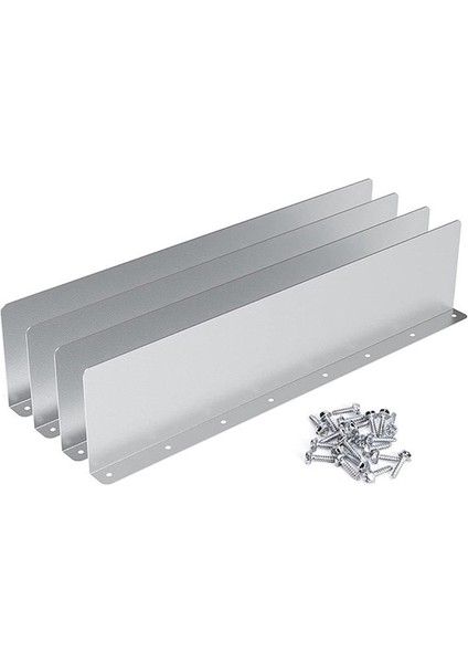 4pcs Oluk Vadisi Sıçrama Koruyucusu Yağmur Suyu Vadisi Oluk Sıçrama Koruyucusu Shingle Çatılar Için Yağmur Damla Oluk Koruyucusu (Yurt Dışından)