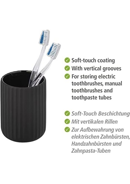 Diş Fırçası Tutucu Belluno Siyah Seramik modelleri