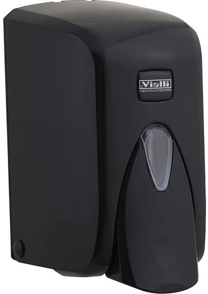 S5B Sıvı Sabun Dispenseri Aparatı Hazneli Siyah 500 ml