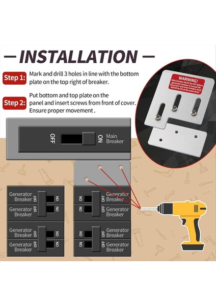 Jeneratör Interlock Jeneratör Kontrol Bağlantı Donanım Kesici Panel Anahtarı 150 Veya 200A Kesici Kutusu (Yurt Dışından) fiyatları