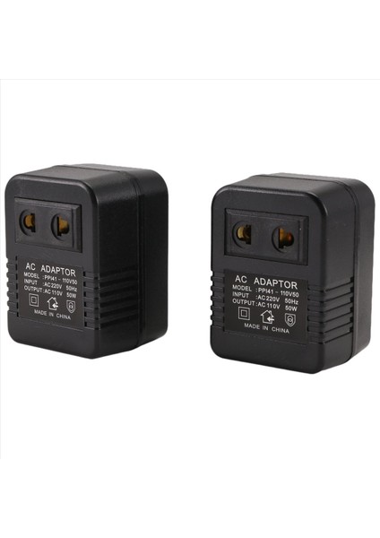 2 Adet Aşağı Aşağı Transformatör Seyahat Adaptörü AC220 V - 110V Voltaj Dönüştürücü Dönüştürücü Dönüştürücü Regülatör Ab Fişi (Yurt Dışından) fiyatları