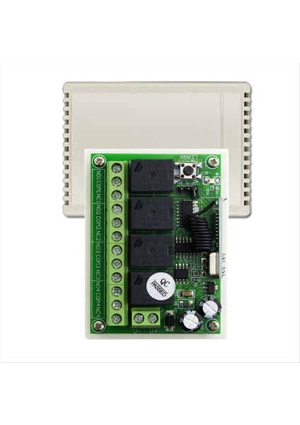 433MHZ 12V 24V Röle Modül Alıcı Verici Rf Garaj Işık Motoru Için Kablosuz Uzaktan Kumanda Anahtarı (Yurt Dışından) fiyatları