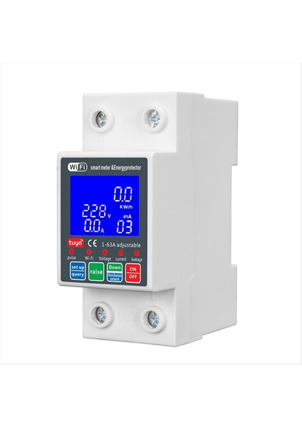 Yeni WTDZW-63A/N Akıllı Pv Devre Kesici Tuya 220V Voltaj Akım Sızıntısı Koruma Mcb Otomatik Anahtar 63A Wifi (Yurt Dışından) modelleri