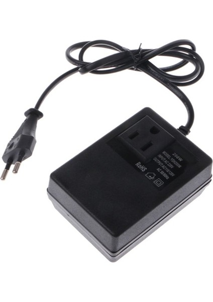 200W Ac 220V Ila 110V Transformatörü Azaltma Seyahat Gücü Ab Fiş Adaptörü (Yurt Dışından)