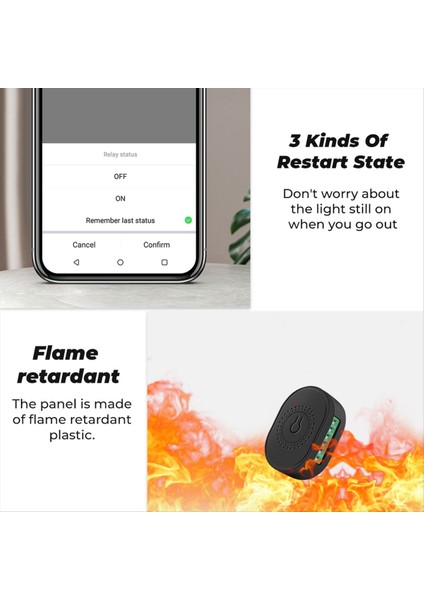 RF433 Wifi Akıllı Anahtar Tuya 16A Işık Anahtarı Minihome Breaker Rölesi Power Monitor Smart Life App Sesi Alexa Için A (Yurt Dışından) indirimleri