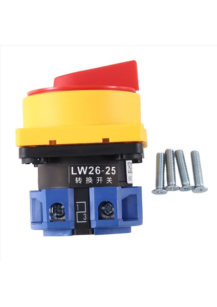 25A Izolatör Anahtarı Değişiklik Anahtarı 2 Konumlar Evrensel Kam Seçici Mandal Anahtarları 550V 25A (Yurt Dışından) fiyatları
