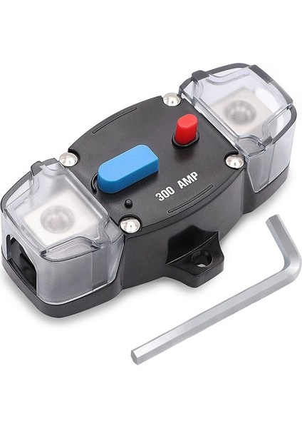 12-48V Dc 300 Amp Devre Kesici Manuel Sıfırlama 0-8 Gauge Trolling Araba Stereo Ses Seri Sıralı Sigorta Araba Rv Marine (Yurt Dışından)