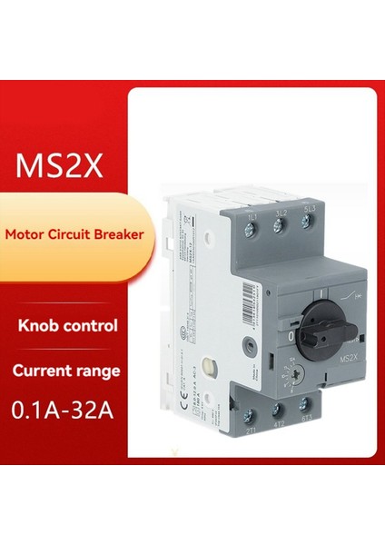 Motor Devre Kesici Düğme Tipi Motor Koruma Devre Kesici MS2X-0 25 (Yurt Dışından) fiyatları