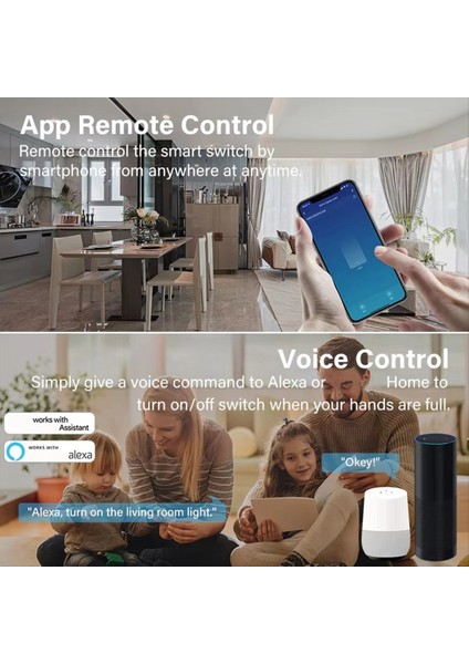 Tuya Smart Wifi Kuru Iletişim Anahtarı Modülü 10A Ana Sayfa Universal Dıy Breaker Röle Akıllı Yaşam Alexa Ac 85-265V (Yurt Dışından) fiyatları