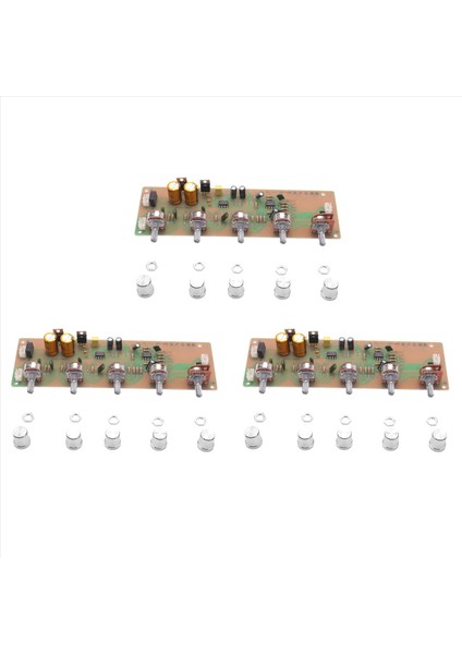 3x 2 0 Hıfı AN4558 Ses Ön Prupikatörü Bas Orta Kademe Tiz Dengesi Ayarlanabilir Preamp Bitmiş Tahta Ton Kontrolü (Yurt Dışından)