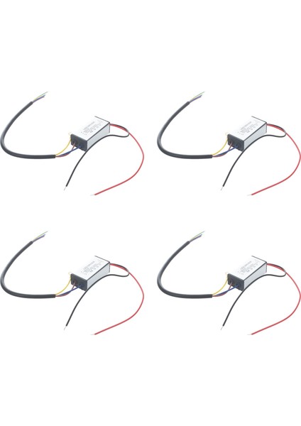 4x LED Lamba Transformatör Sürücü Güç Kaynağı Dc 36V 20W Su Geçirmez (Yurt Dışından)