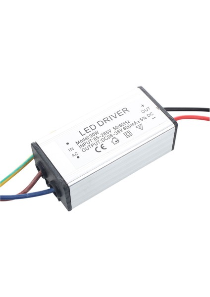 4x LED Lamba Transformatör Sürücü Güç Kaynağı Dc 36V 20W Su Geçirmez (Yurt Dışından) fırsatları