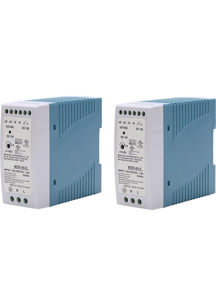 4x Mdr-60 5V 60W Dın Demiryolu Güç Kaynağı Ac-Dc Sürücü Voltaj Regülatör Güç Suply 110V 220V (Yurt Dışından)