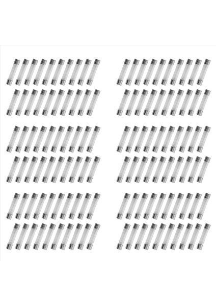 120PCS Hızlı Darbe Cam Tüp Sigortası 8A 8 Amper 250V 6mm x 30MM (Yurt Dışından)