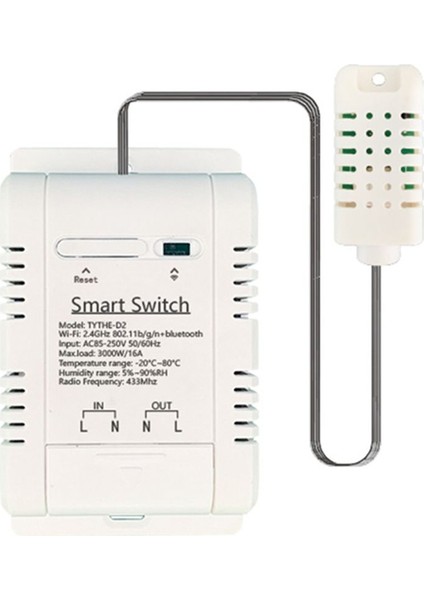 Wifi Th-16 Switch Tuka Kablosuz Kontrolü Güç Tüketimi Izleme Sıcaklığı ve Nem Alexa Için Termostat (Yurt Dışından) fırsatları